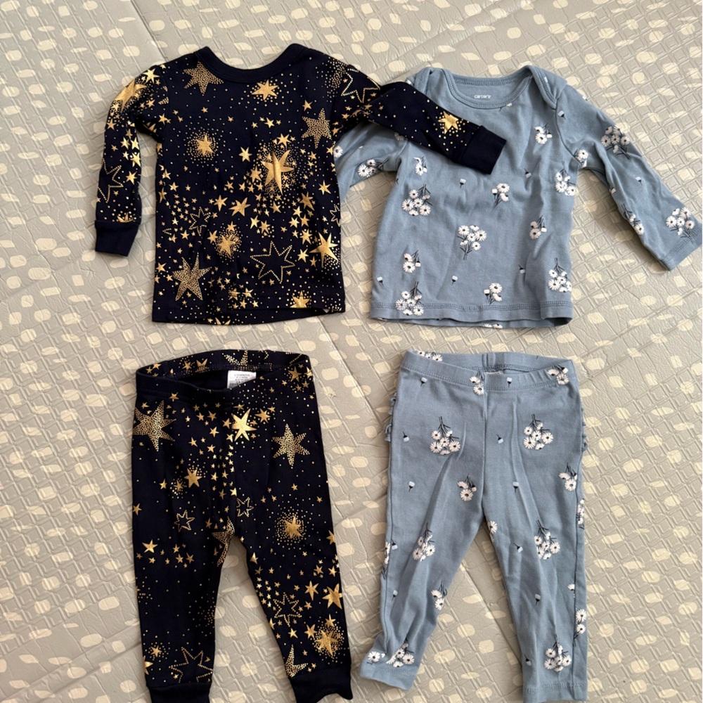 Starry Night and Floral Kids Pajama Sets
GAP Baby and Carters